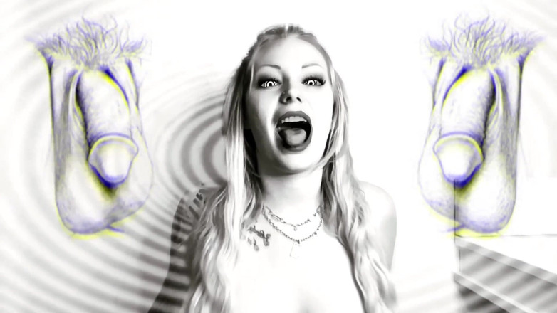 Goddess Misha Goldy: Gooning orderation! Take that dildo deeper down your throat, hungry...