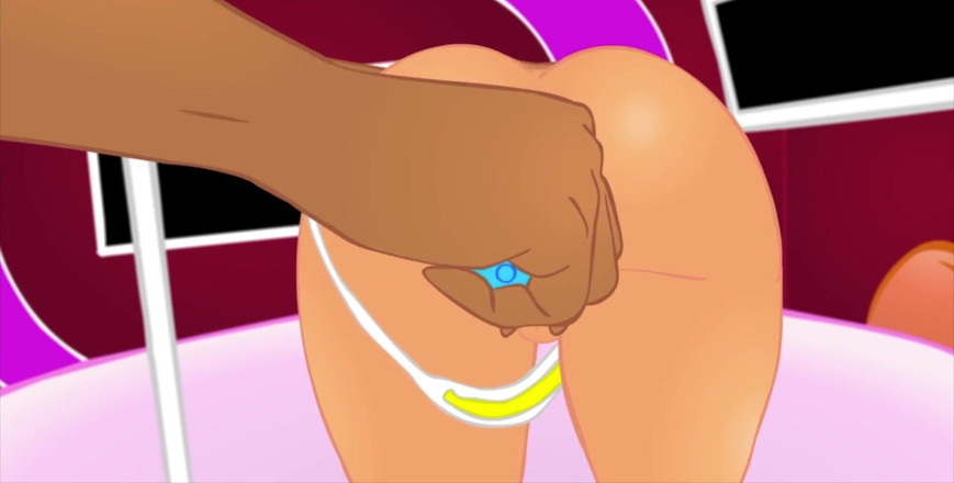 Back Alley Toonz: 大きなおっぱい大きなお尻Melrose Foxxx与えるいくつかのストリップクラブマブラヴへBBC