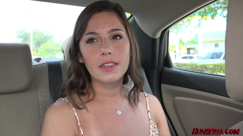Hush Hush Entertainment: Freckled cutie Stella Stone nails her debut porn scene