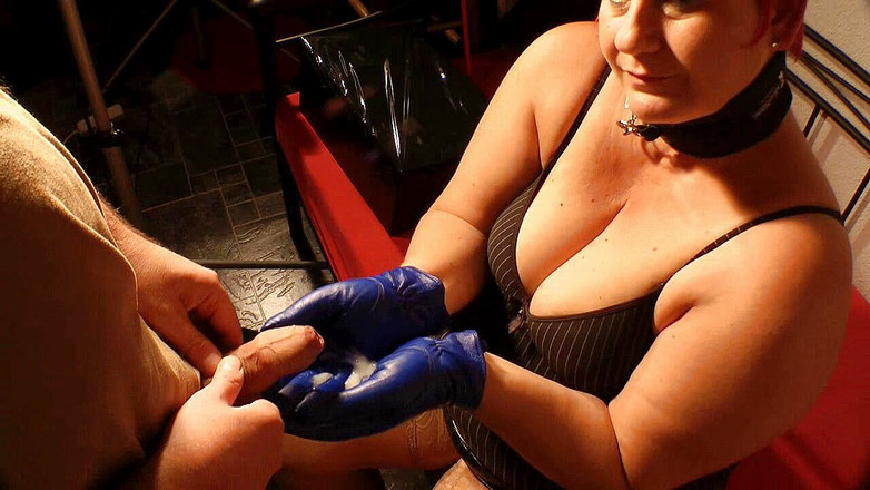 Anna Devot: Annadevot - guantes de cuero cachondos