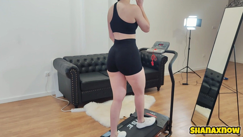 Shanaxnow: 내 새로운 러닝머신 체육관 복장 피트니스 Sfw에서 걷는 전신