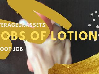 Leverage UR assets: Foot job with Gobs of Lotion - 1
