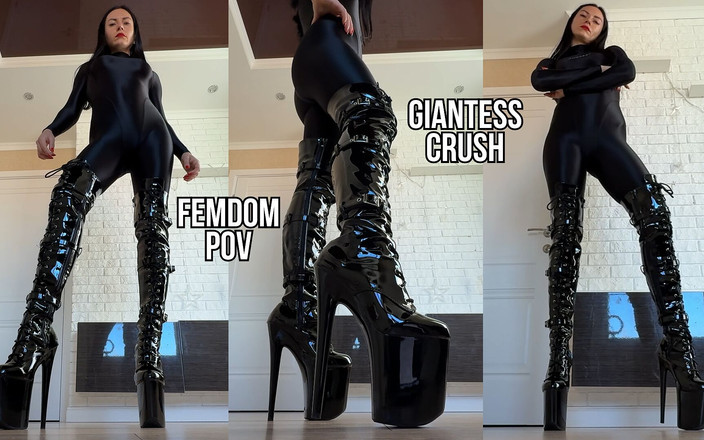Princess Monica: You're Under My Boots: Giantess Crush POV