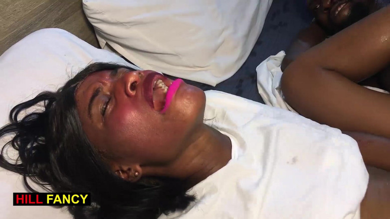 Hill Fancy: Sexy African Teen Get Fucked and Cum on Pussy