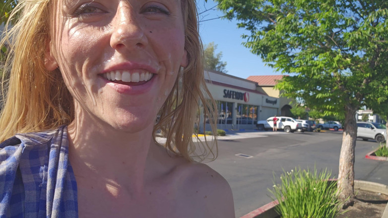 Sav Moolah: Une Petite Blonde S’enfile Une Bite Dans Un Parking Public