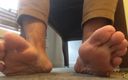 Manly foot: The Zoom Meeting - Little Do They Know What My Feet...