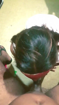 The Blowjob Queen Thusi Take Deep Throated on Knees and Sloppy Spit on Floor