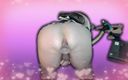 Sissy Lia: Maricas Lia, a camslut mostra bunda, fode vibrador e escancarado...