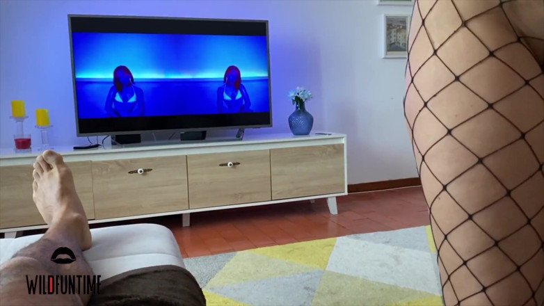 Wildfuntime: Fucked in the ass in fishnets