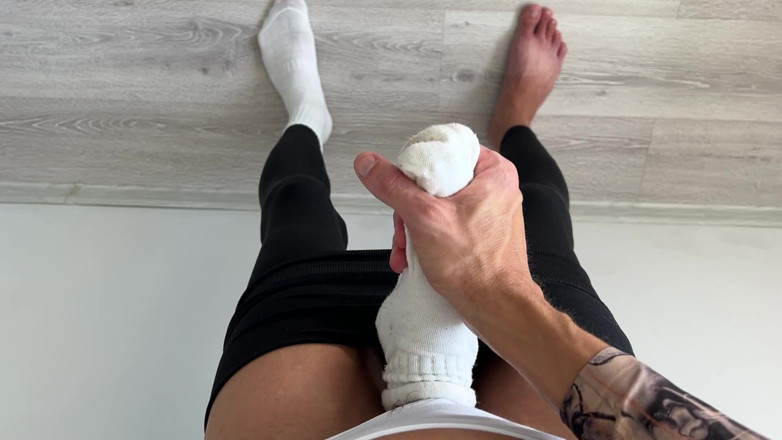 TVJackLong: A Big in a POV Sock and Hands in Tattoos