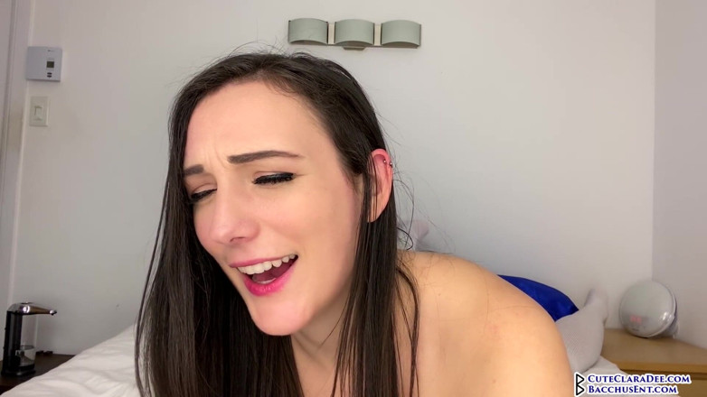 Clara Dee: Clara Dee edges with a Hitachi in a JOI game