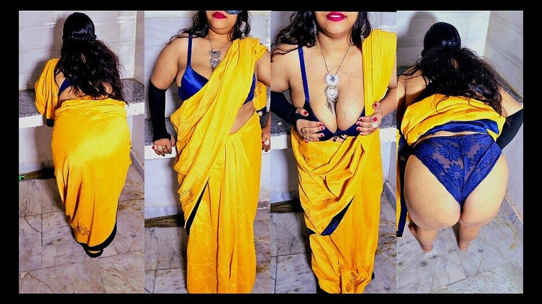 ShrutiLiveCum: Shruti Jag var hembiträde och började knulla mig. Fru kom...