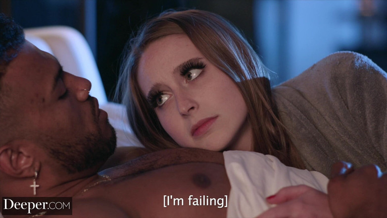 Deeper: 更深。Laney和troy和lena Paul玩激烈的3P