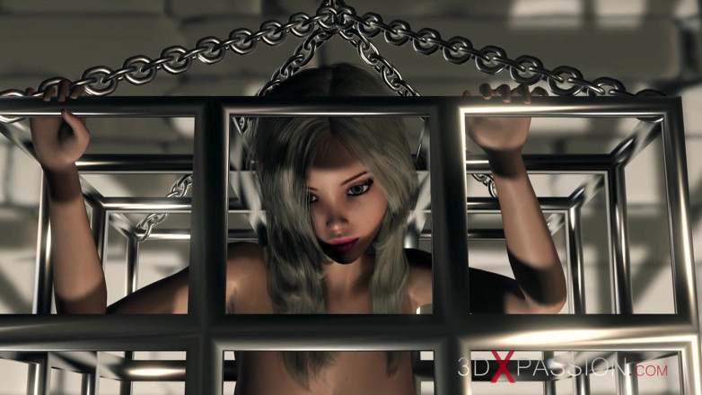 3dxpassion: Beautiful girl teen gets fucked hard by big monster in...