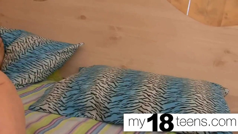 My 18 Teens: MY18TEENS - Babe play pussy and riding on cock friend of...