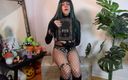 Jadehedonic: Big Cock Goth Girl Silene Reads Literature and Cums