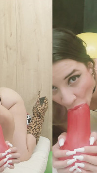 2cam+humilliation Sdick Ballons B2p Pop