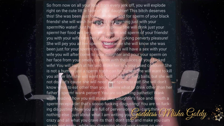 Goddess Misha Goldy: Diagnosis: the most disgusting taboo pervert! Part 2