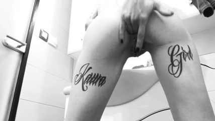InkedKawaGirl: Tiny butthole fingering