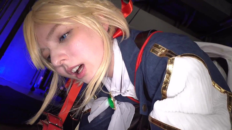 Raptor Inc: オートマトンロボットバイオレットXXX - アナ/プッシー3穴クソ串刺し×10回連続ぶっかけ - カリナ