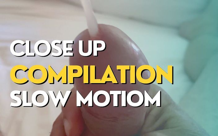 Me and myself on paradise: Close up Slow Motion Cumshots Compilation