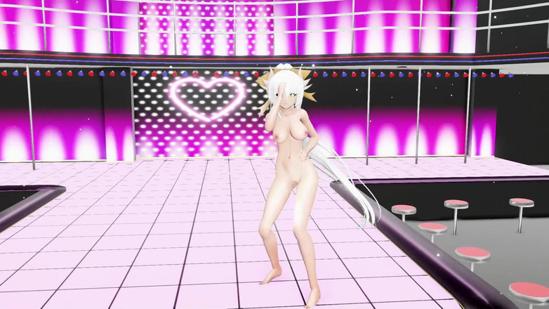 Smixix: Kiyohime Hentai舞蹈命运大订单 mmd 3d - 白头发颜色编辑 smixix