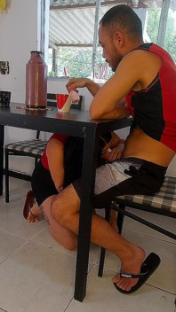 She's a Friend of My Wife, but She Caught Me Under the Table