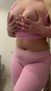 Some MILF Big Tits in Gym Outfit