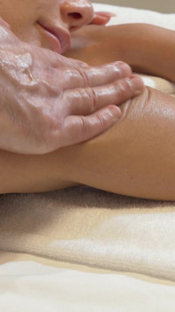 Shot of Woman Receiving Massage at Spa
