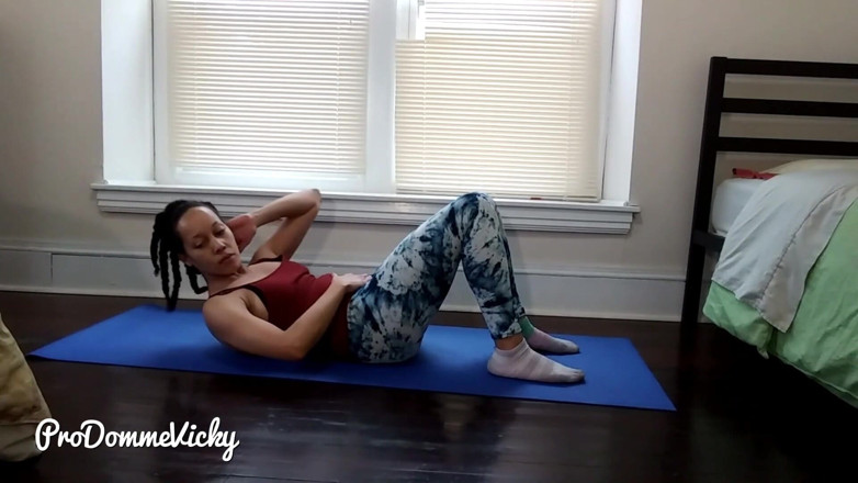 Porno Angels: Pro Domme Vicky workout tape
