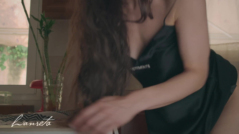 Lanreta: Trying on Sexy Outfits with Squirting Orgasm