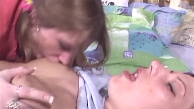 THAGSON CORE: Young Lipstick Lesbians Share Intense Toy Play and Tongues