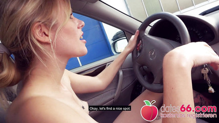 Dates66: La bionda Claudia Swea viene chiavata nel mezzo di Berlino!