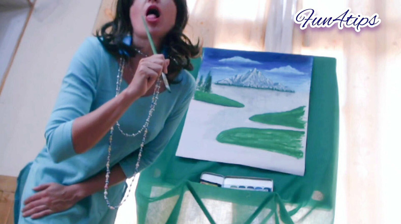 Bolly Karma: Cewek cantik nyepong kontol raksasa pria kulit hitam sampai tenggorokan