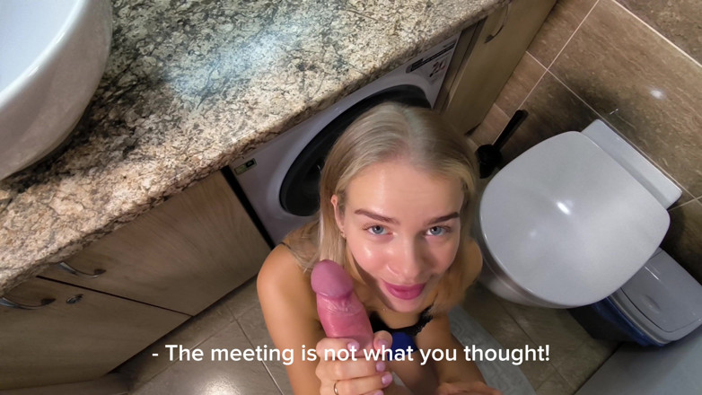S-Wife Katy: Swife Katy Gets a Hot Creampie Before a Business Meeting.