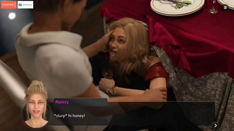 Miss Kitty 2K: Der buchstab - 25 nachtisch unter dem tisch