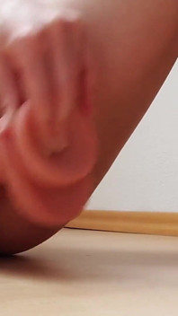 A Redhead with a Gorgeous Body Fingering Herself and Riding a Dildo