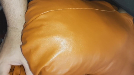 Naxy: Leather pocket swallowed my cock