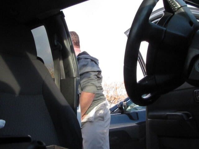 The porky pervert: Parking spust