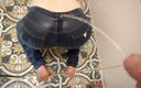 Aqua Pola: Molhando meu jeans e dando a ele meu rabo para...