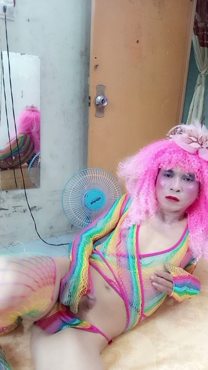 nguyen dang thien tri: Transsexuala Le Poartă haine sexy și joacă cești de sex