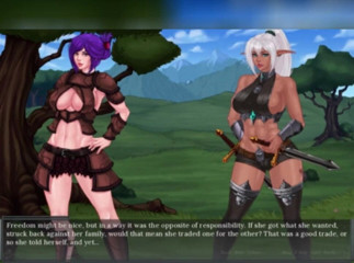 3DXXXTEEN2 Cartoon: Sabia a Kia jsou sexy dívky nezbedné. 3D porno kreslený sex