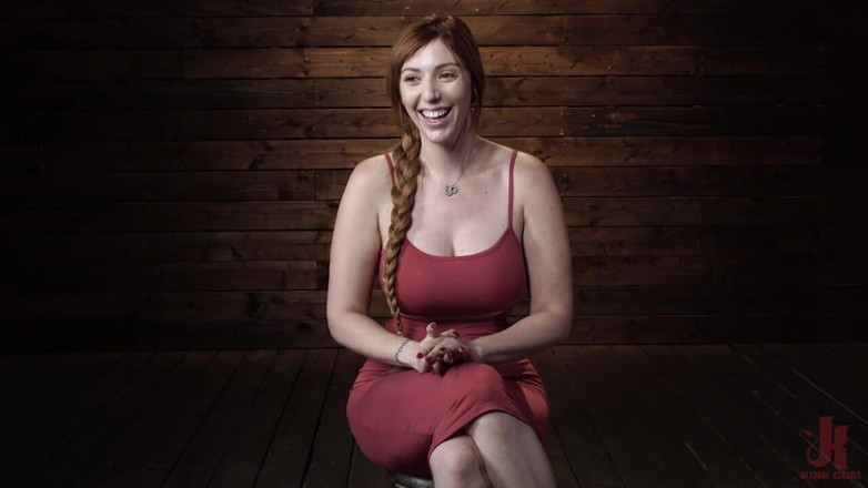 Kink: Lauren Phillips: Helpless Redhead in Bondage Made to Cum