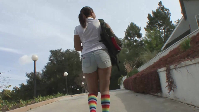 Africans Orgasm: Nice asian teen screwed by black guy