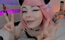 Dirty slut 666: Hloupá uwu anime dívka slintá s ahegao obličejem