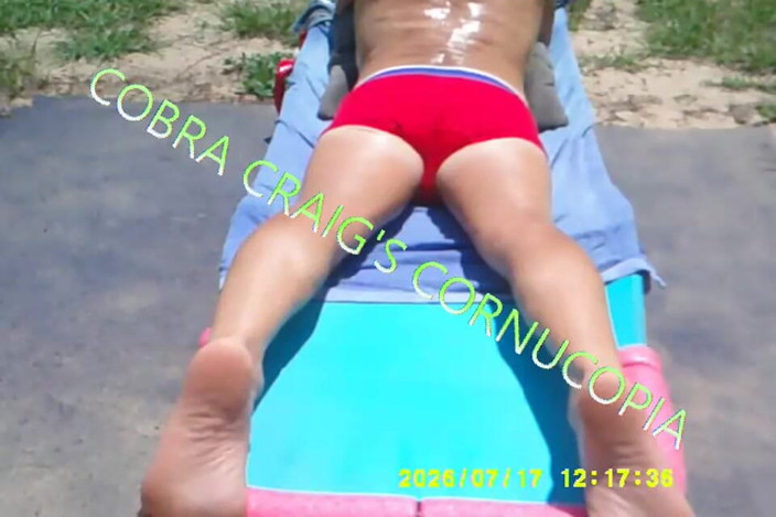 COBRA CRAIG: 7-17-2026 Tanning My Back Vidding My Azz