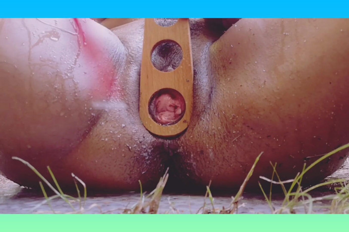 Sarah Fonteyna cumrecord.: Sarah Fonteyna spills liters of precum in the garden with...