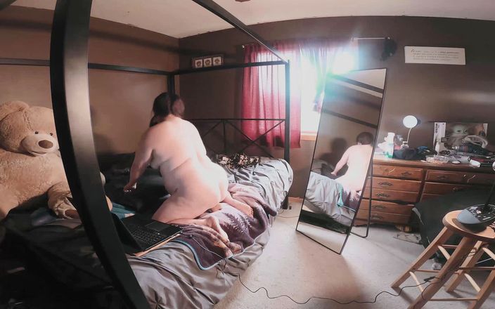 Sexy NEBBW: Сексуальная толстушка ленивая шлюшка GoPro перед камерой