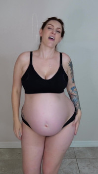 9months Pregnant Striptease Ice Cream