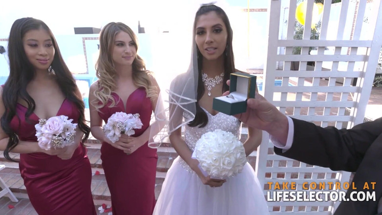 LifeSelector: Fuck your bride, Gianna Dior & Bridesmaids, Kristen Scott and Jade...